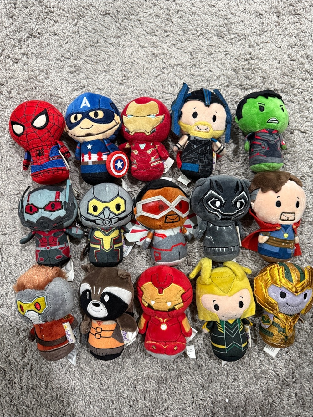 Marvel Avengers Plush Mini Figures Set - Multicolor